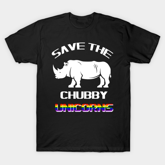 AW Fashions Save The Chubby Unicorn - Funny Quote Tees Hipster Men's T-Shirt T-Shirt by magdynstein